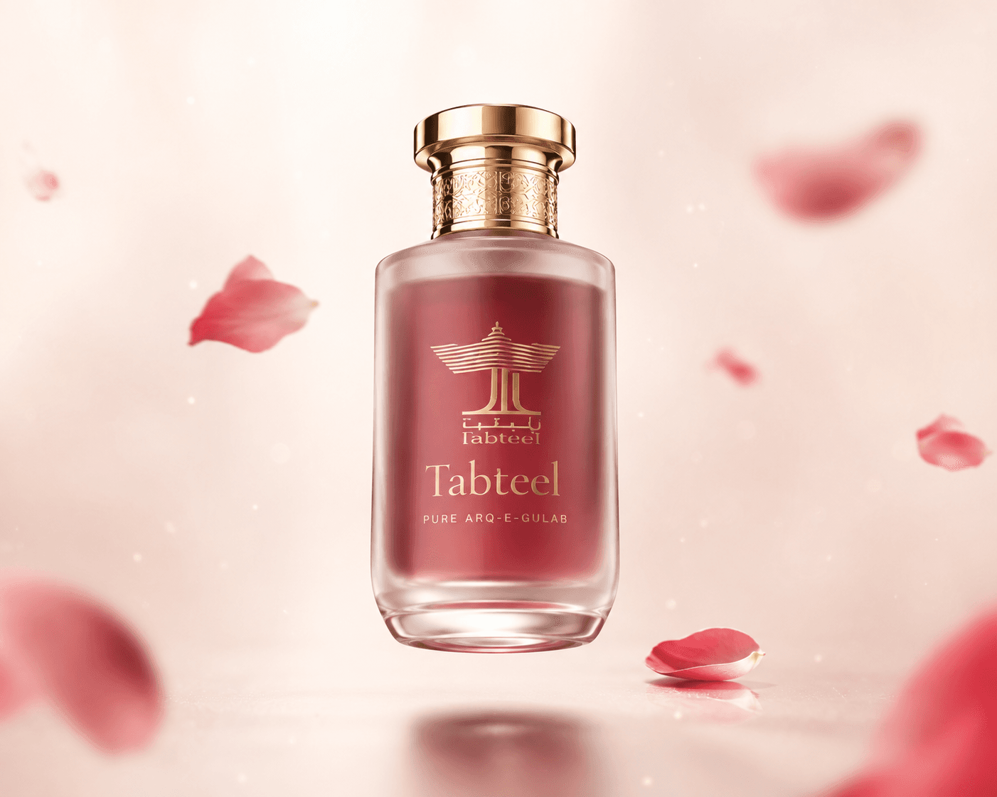 Tabteel — Pure Arq-e-Gulab rose water bottle